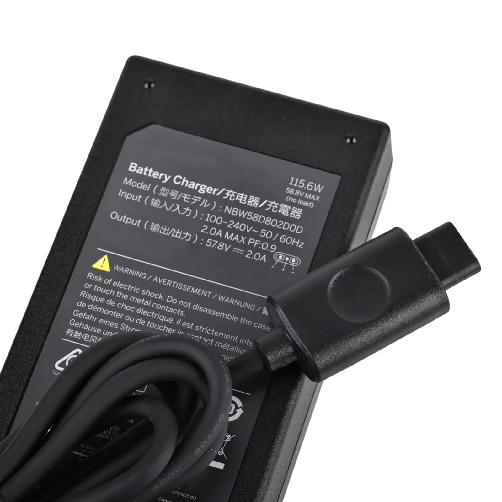 Original 115.6W 57.8V 2A Charger for Segway GT1 GT2 Superscoooter Battery Charger Power Supply Adapter Parts